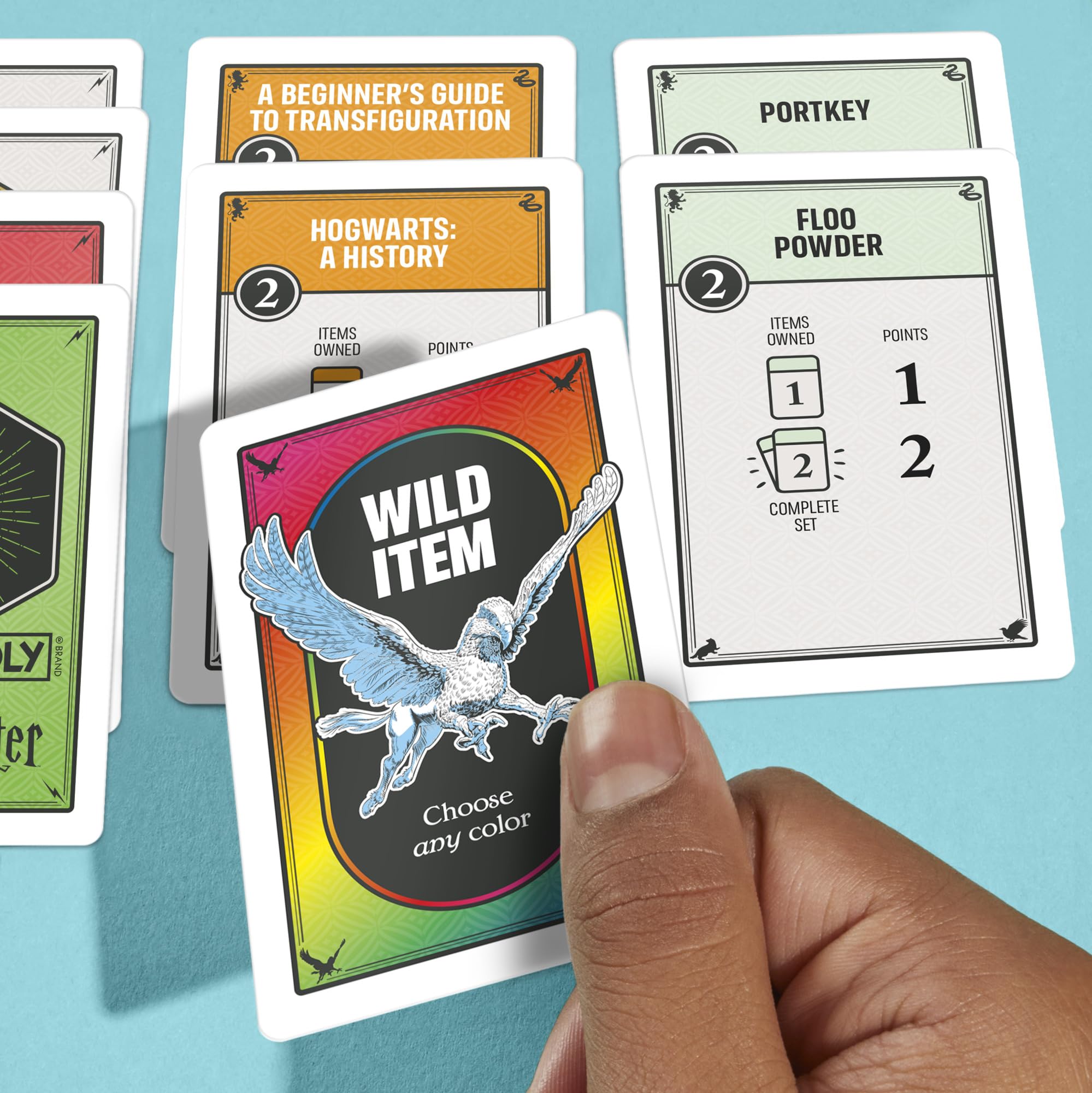 Monopoly Deal: Harry Potter Card Game | Family Games for Kids and Adults | Ages 8 and Up | 2 to 5 Players | 15 mins. | Travel Size - Image 7