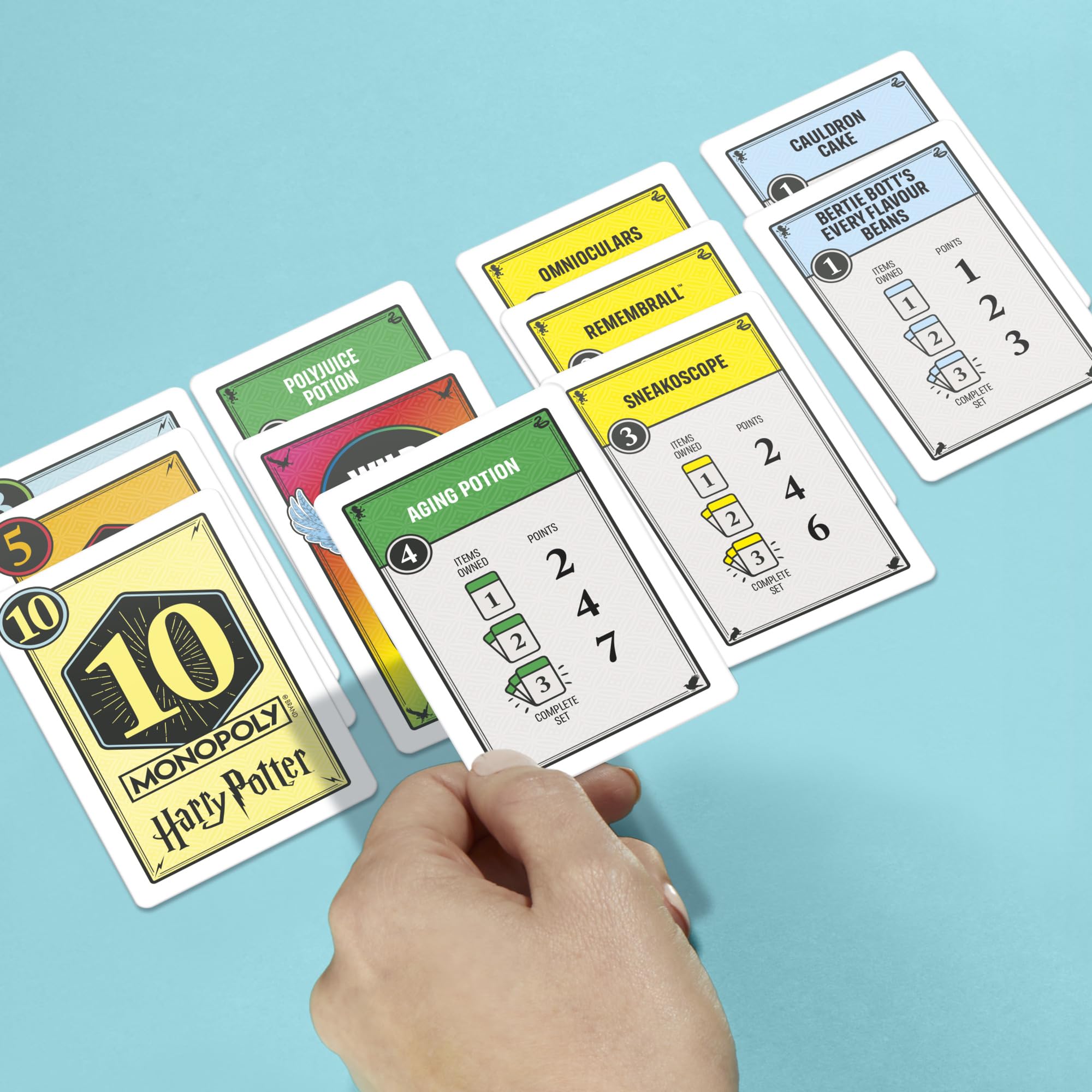 Monopoly Deal: Harry Potter Card Game | Family Games for Kids and Adults | Ages 8 and Up | 2 to 5 Players | 15 mins. | Travel Size - Image 8