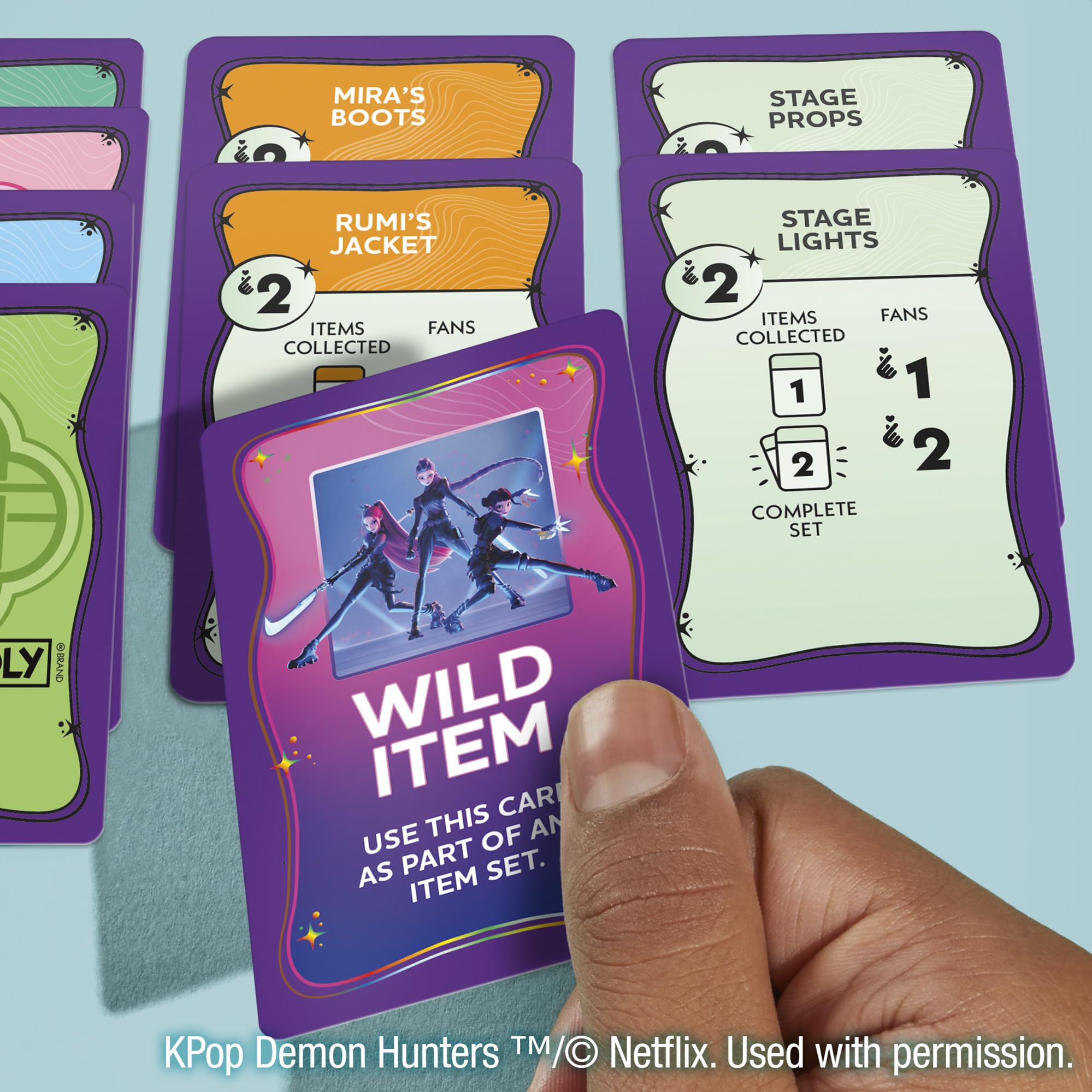 Monopoly Deal: Kpop Demon Hunters Card Game | Family Games for Kids, Tweens, Teens, and Adults | 2-5 Players | 15 mins. | Easter Gifts for Boys and Girls, Ages 8+ - Image 8