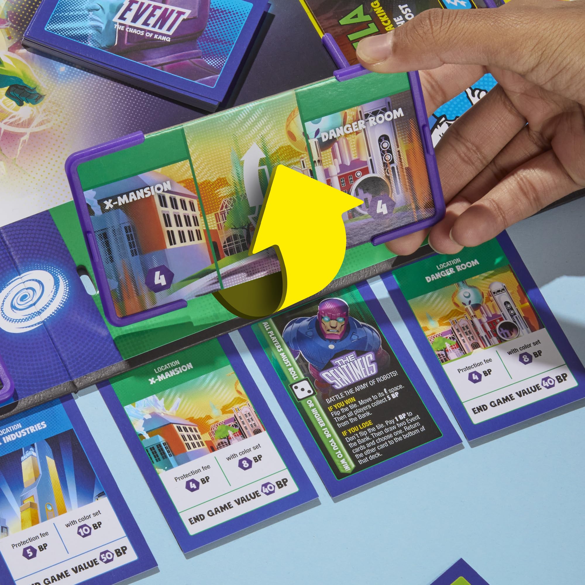 Monopoly Flip Edition: Marvel Board Game | Ages 8 and Up | 2 to 4 Players | Family Board Games for Kids, Teens, and Adults - Image 5