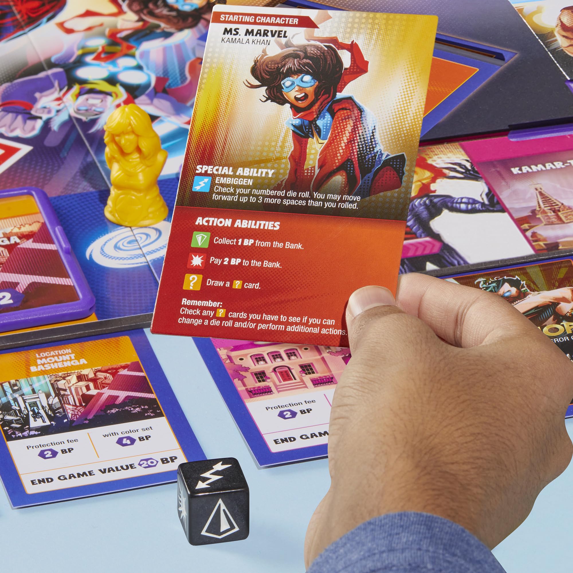 Monopoly Flip Edition: Marvel Board Game | Ages 8 and Up | 2 to 4 Players | Family Board Games for Kids, Teens, and Adults - Image 9