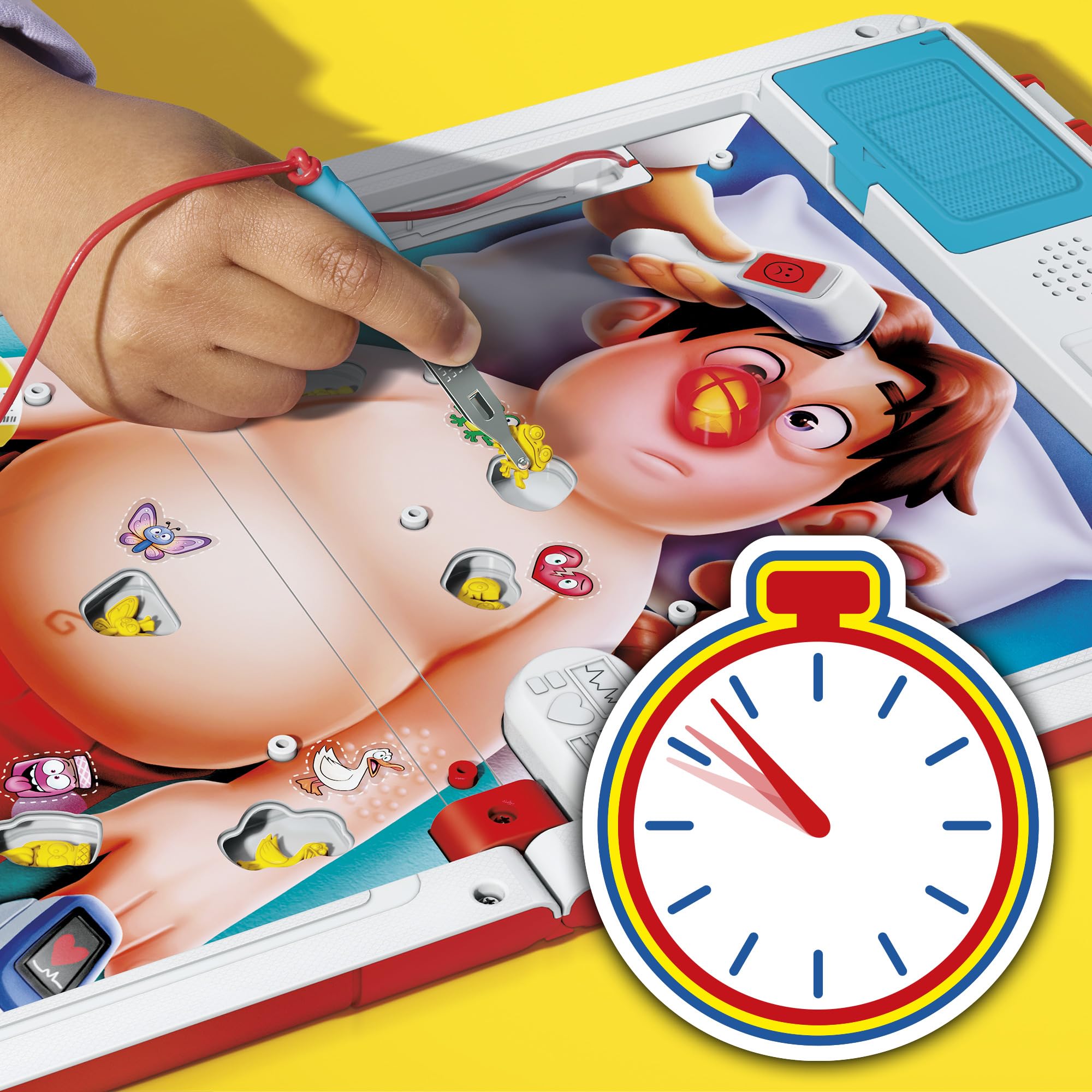 Operation Electronic Board Game with All-in-One Carrying Case | 2 Ways to Play | Ages 6+ | 1+ Players | 10 Mins. | Fun Kids Games - Image 7