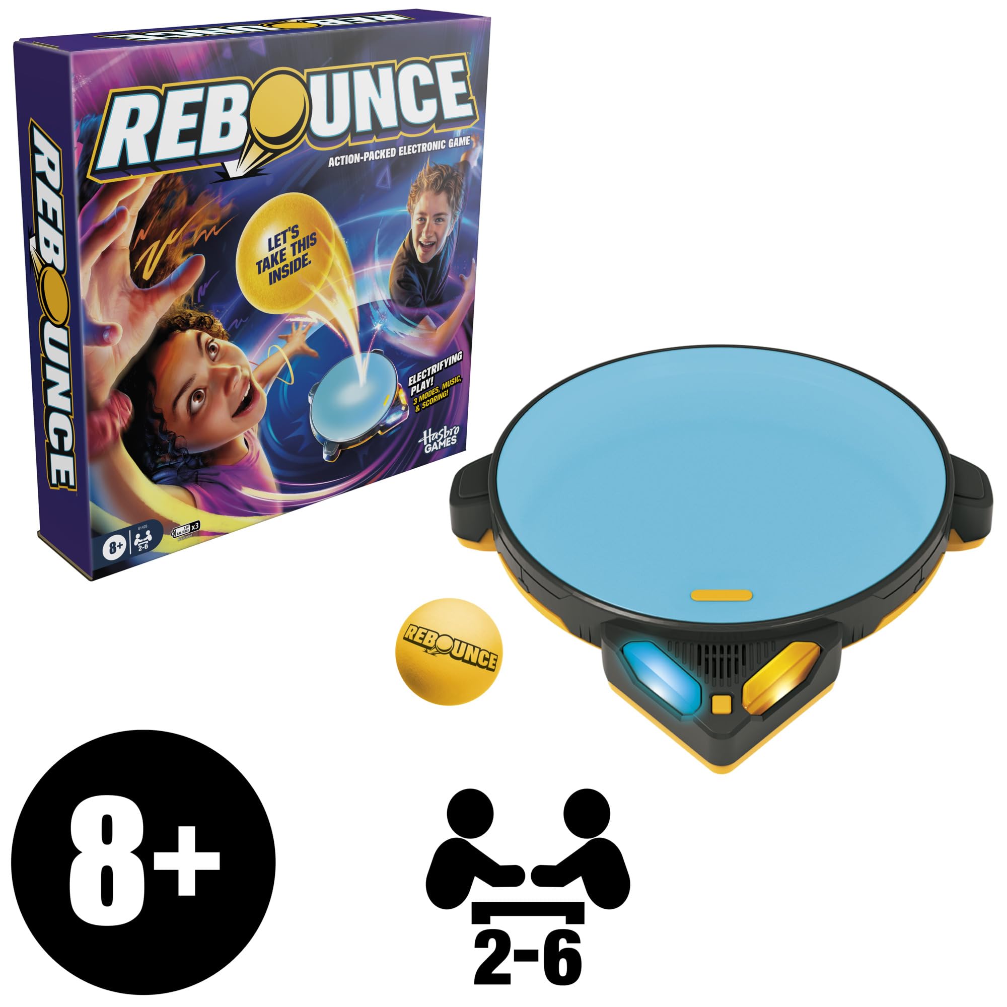 Rebounce Game | Indoor and Outdoor Electronic Action Game for Kids, Teens, and Adults | Ages 8+ | 2 to 6 Players | 10 Mins. | Family Travel Games - Image 13