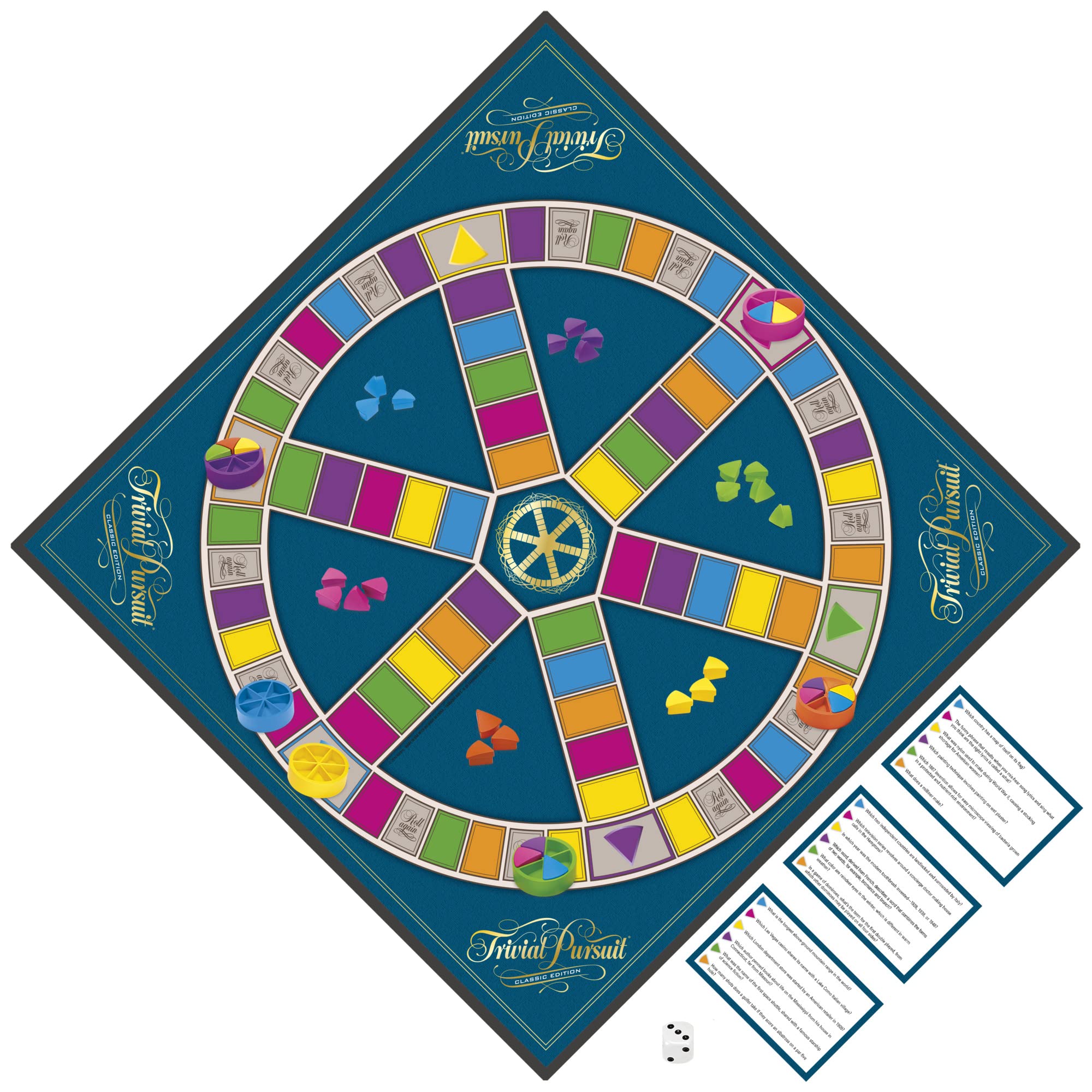 Trivial Pursuit Classic Edition Board Game for Adults and Teens Ages 16 and Up, Trivia Game for 2-6 Players - Image 7